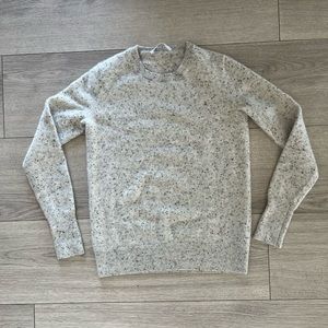 Everlane XS Crewneck Gray Frost Donegal Cashmere Sweater